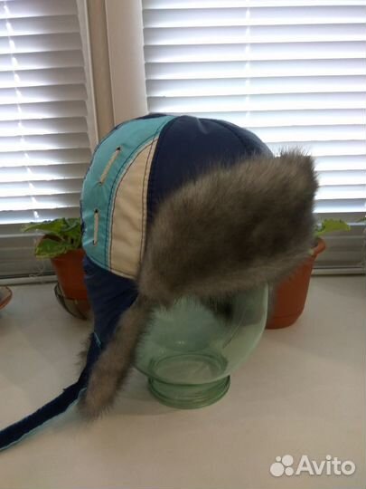 Детская зимняя шапка непродувайка