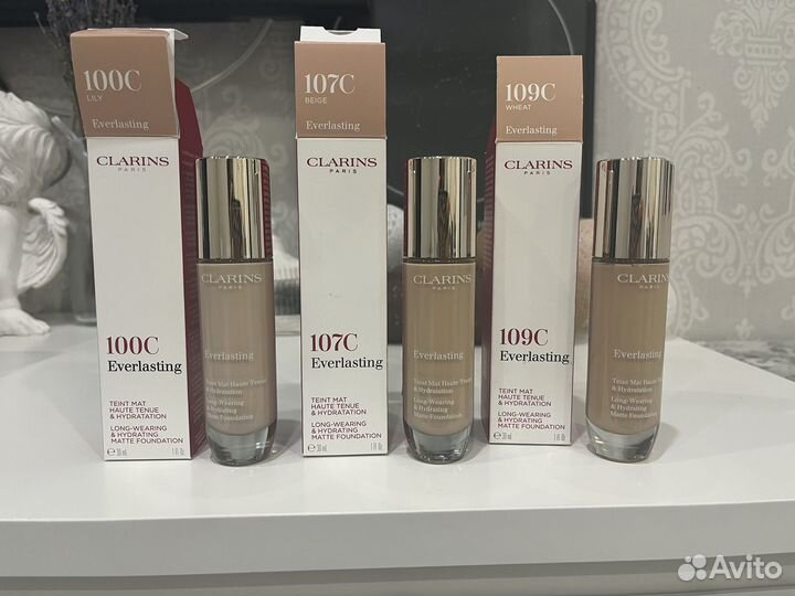 Clarins Everlasting устойчивый тональный крем