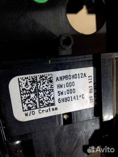 Подрулевой переключатель Volkswagen Golf 5