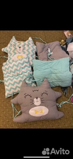 Бортики на кроватку