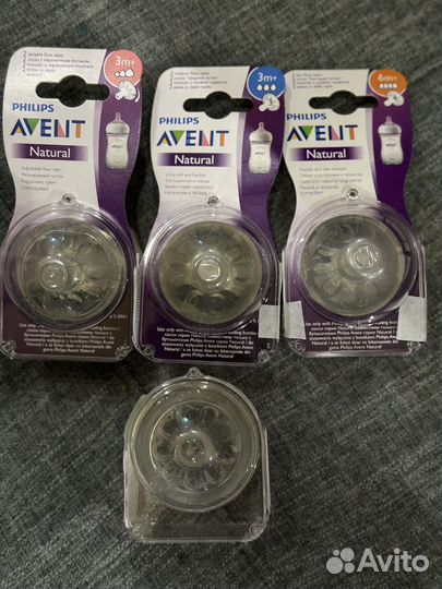 Бутылочки и соски Avent