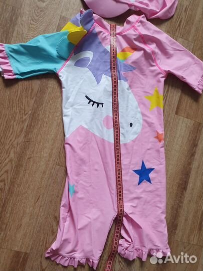 Купальник слитный для девочки