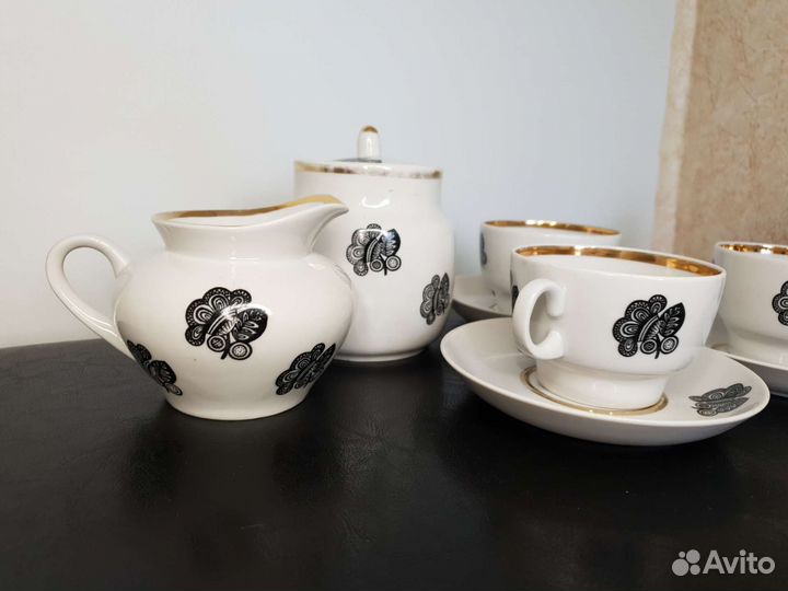 Чайный сервиз фарфор СССР, 