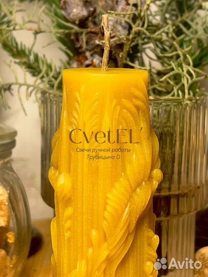 Свеча ручная работа