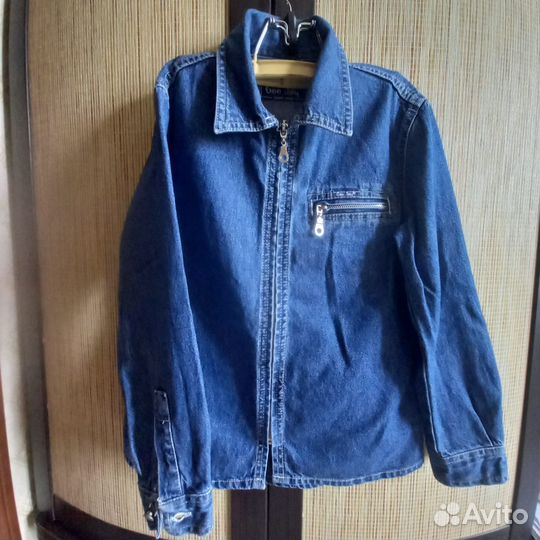 Джинсовая рубашка для девочки 110