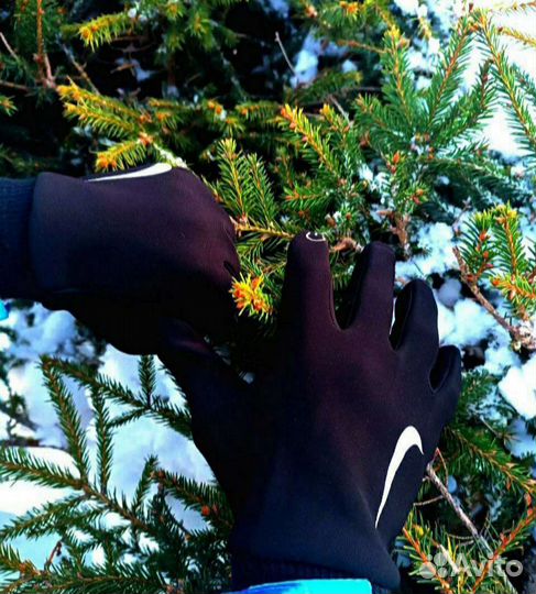 Перчатки Nike Drill на флисе