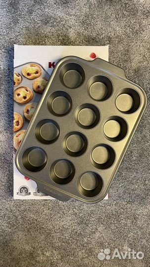 Форма для кексов на 12 шт Kitchen Aid