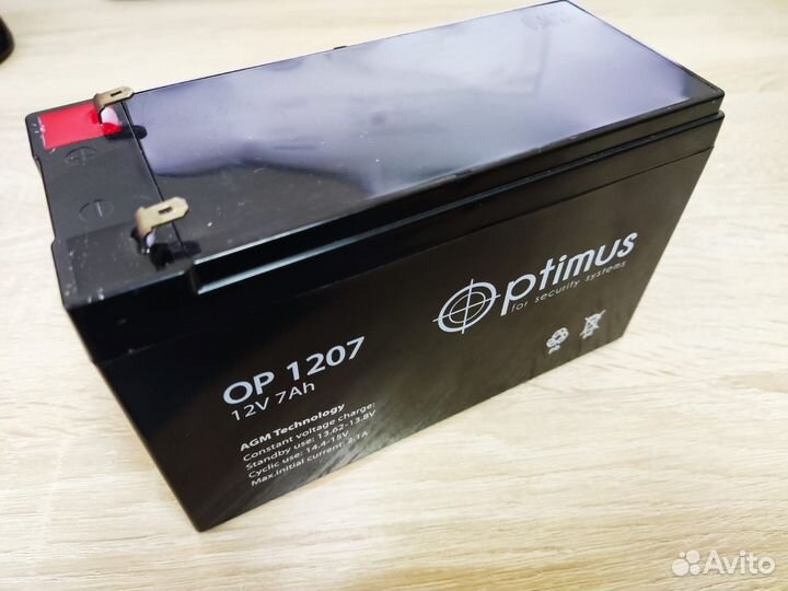 Аккумуляторная батарея optimus AP-1207