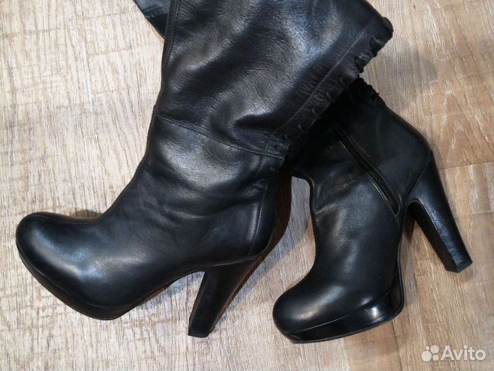 Ботфорты кожаные Dune