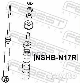 Пыльник заднего амортизатора nshb-N17R Febest