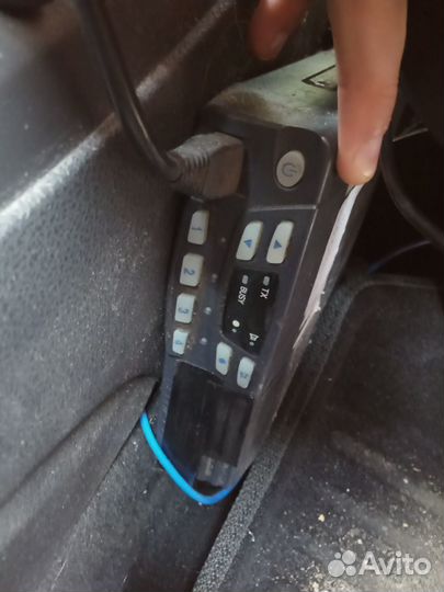 Автомобильная рация, усилитель, антенной