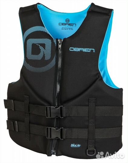 Жилет неопрен Obrien Mens Traditional Cyan MY23