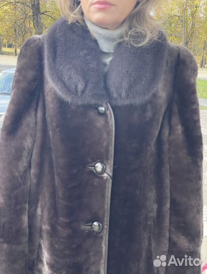 Шуба мутоновая новая