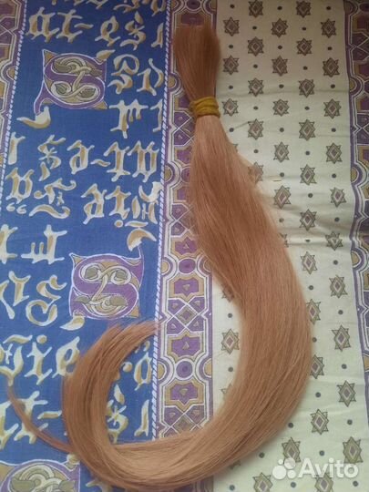 Волосы для наращивания 60 см рыжие