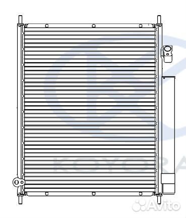Jazz fit (koyo) Конденсатор кондиционера (koyo)