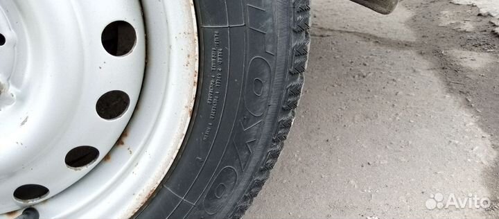 Зимние колеса липучка r14