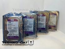 Новые жесткие диски WD Purple 1-4тб