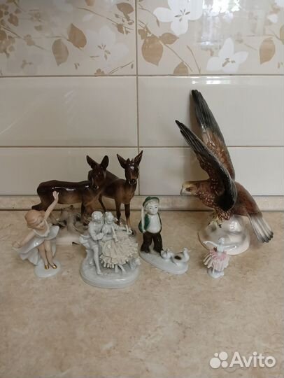 Статуэтки фарфор Германии в рестоврацию