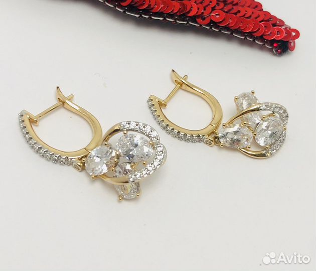Серьги из медицинского сплава