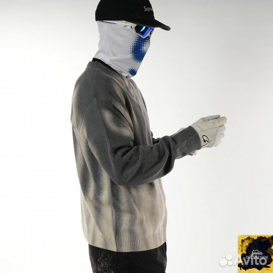 Свитер Supreme blurred logo sweater