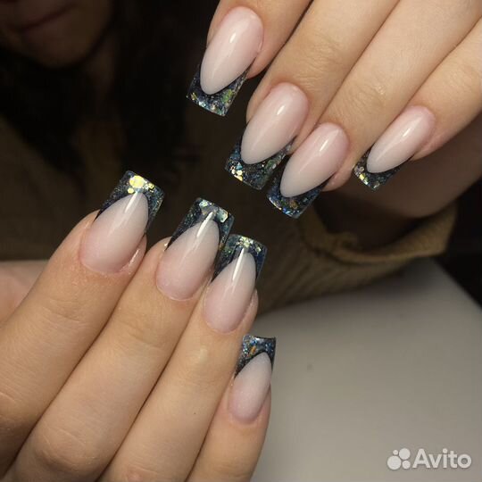 Маникюр +покрытие с укреплением + любой дизайн
