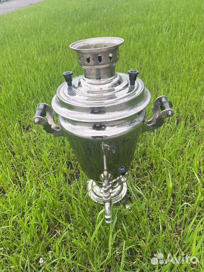 Самовар на дровах рюмка тульский