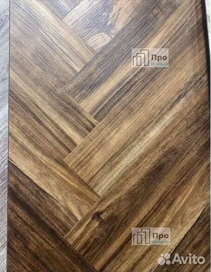 Кварцвиниловый ламинат елочка