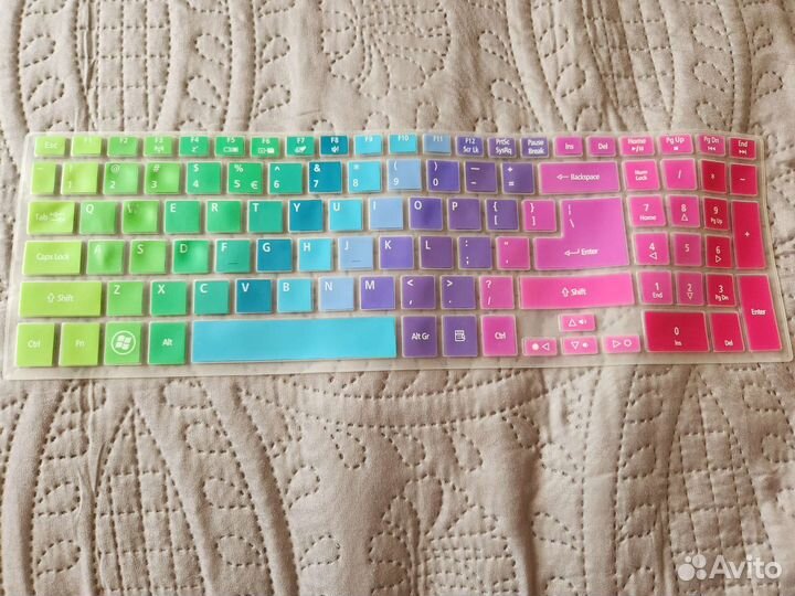 Силиконовая накладка на клавиатуру защитная