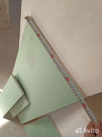 Гипсокартон влагостойкий 12 мм