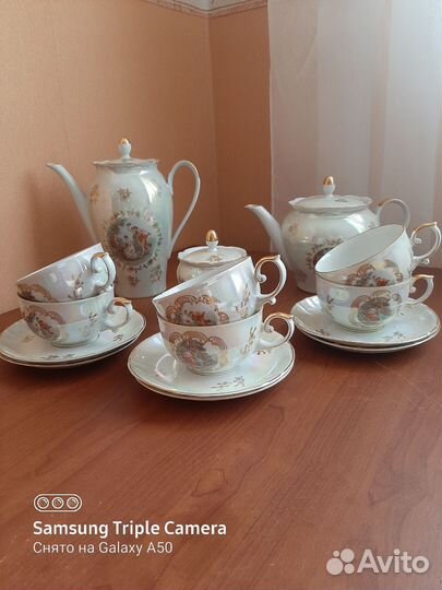 Чайный сервиз мадонна гдр 6 персон