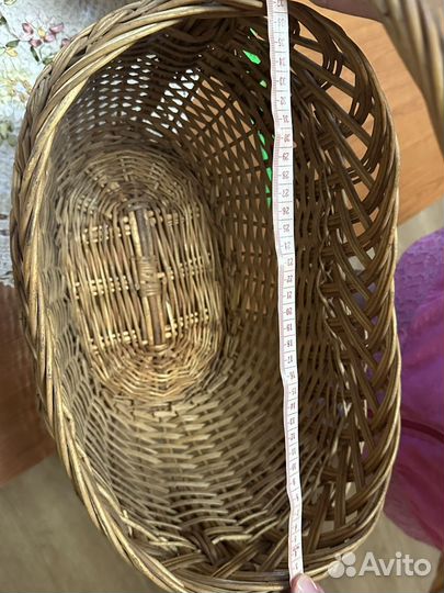 Корзина плетеная большая