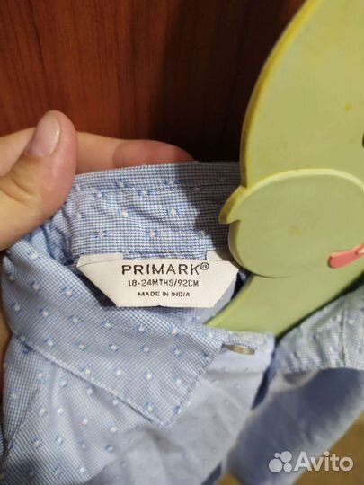 Рубашка на 1-2 года, состояние новой