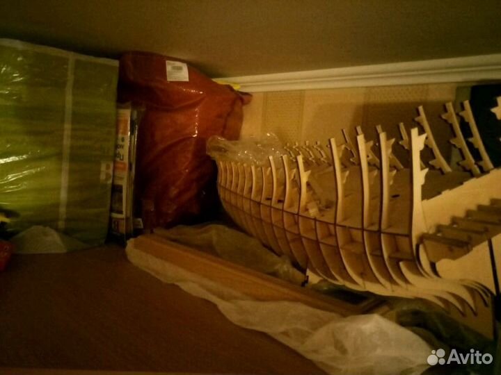 Сборная модель корабля из дерева