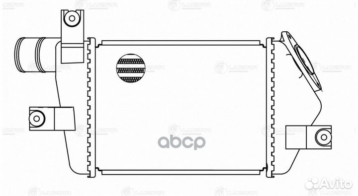 Онв (радиатор интеркулера) для а/м Mitsubishi L200