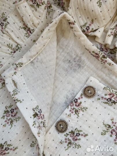 Комплект на выписку из муслина