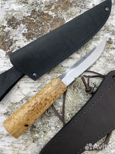 Просто.нож + двое ножен в комплекте