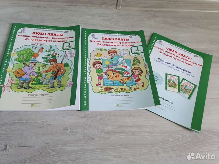 Юным умникам и умницам, рабочие тетради