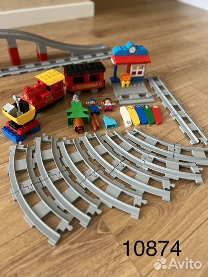 Lego duplo железная дорога 3 набора