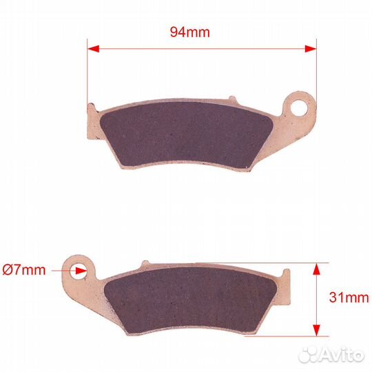 Колодки дискового тормоза OFF-road FA 185 SM-parts