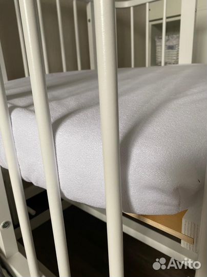 Кроватка трансформер Malibu с матрасиком