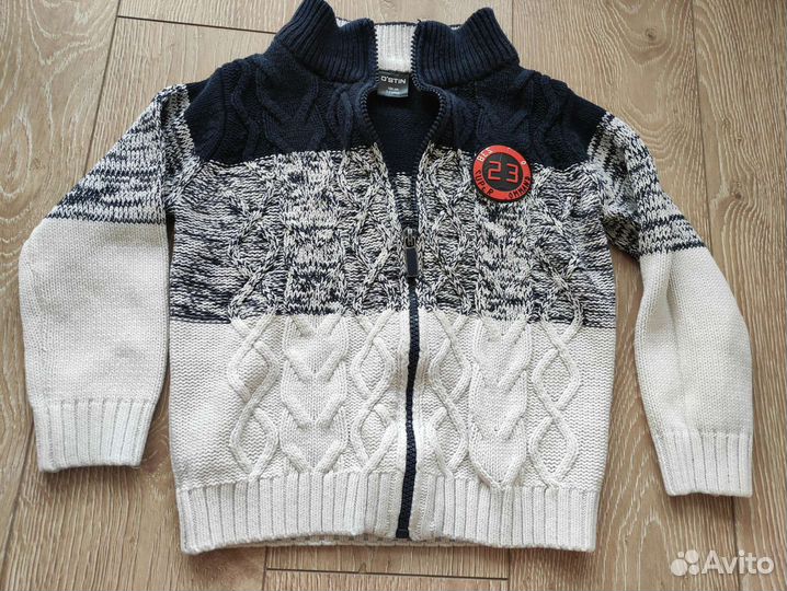 Фирменные вещи на мальчика, джинсы, рубашка 104р