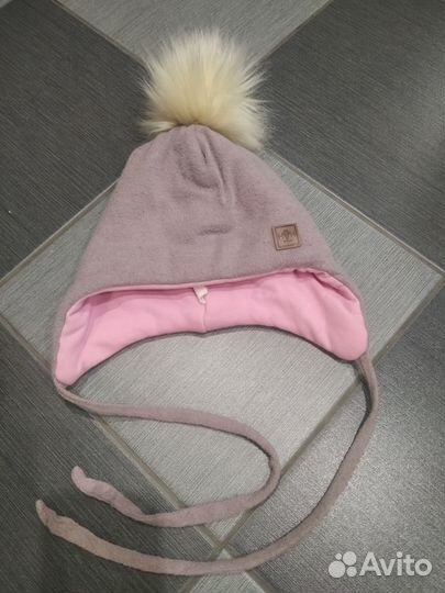 Теплая зимняя шапка с утеплителем