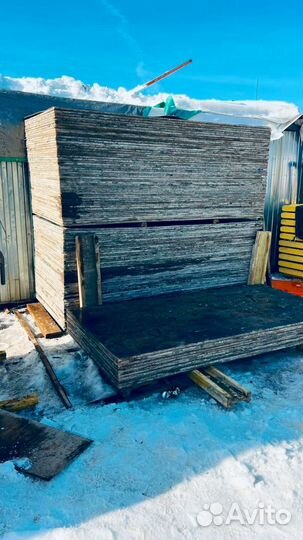 Ламинированная фанера бу