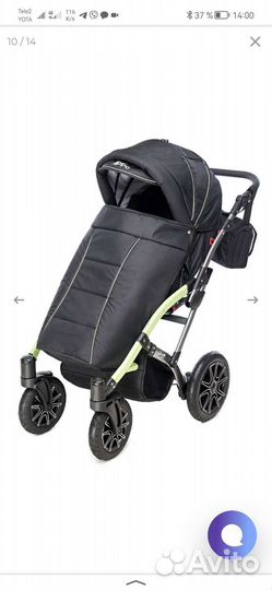 Коляска гиппо + для детей с дцп
