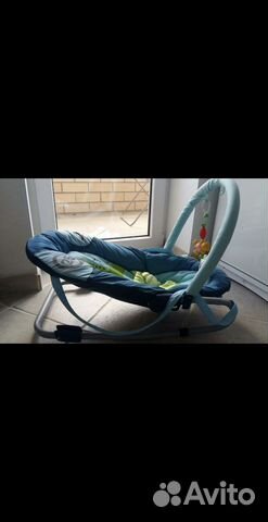 Шезлонг детский качалка