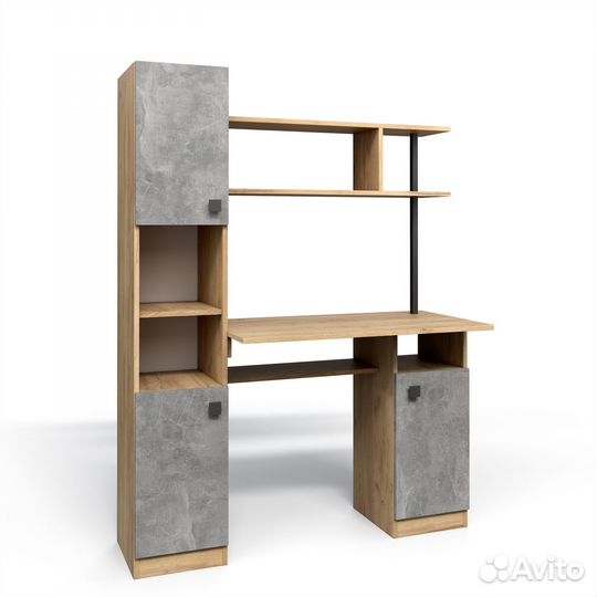 Стол ск 7 (дуб золотой крафт/ателье светлое)