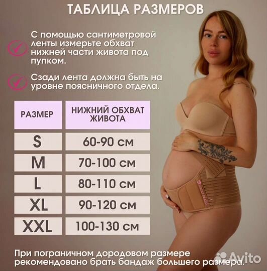 Бандаж до и после родов