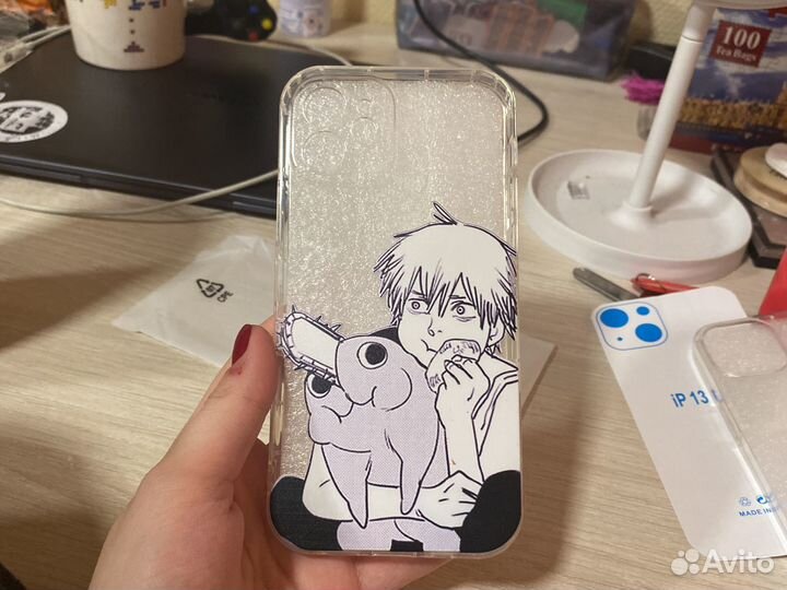 Чехол на iPhone 12 Человек-бензопила