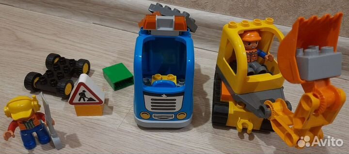 Конструктор Lego Duplo 10812 Грузовик и экскаватор