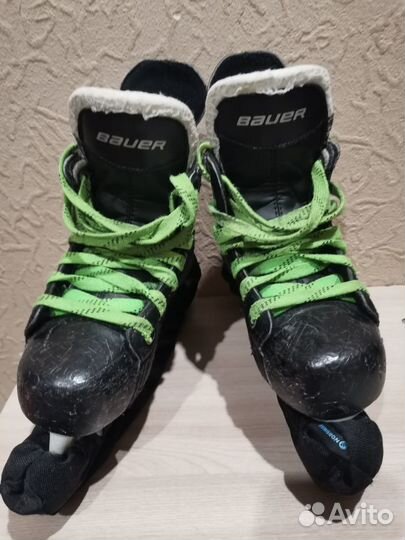 Хоккейные коньки bauer vapor детские
